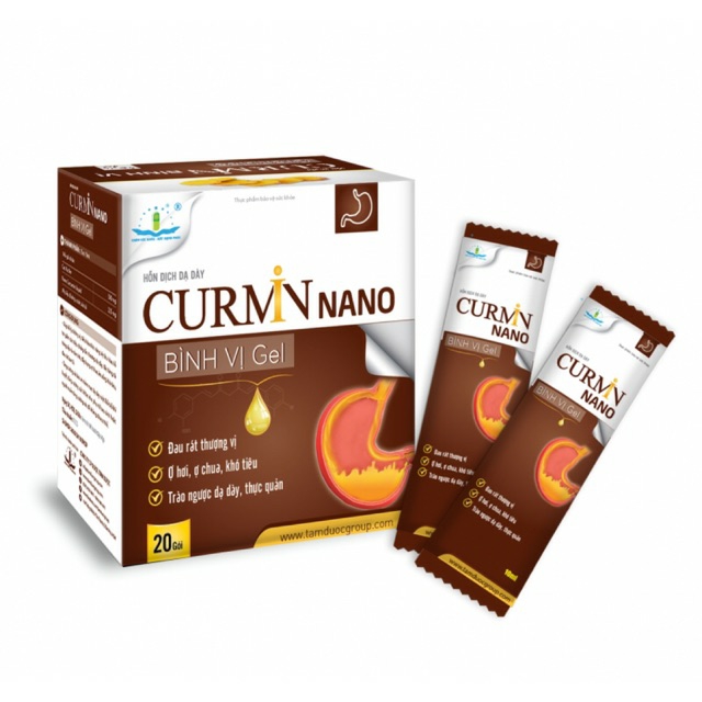 [HCM](CHÍNH HÃNG) GEL DẠ DÀY CURMIN BÌNH VỊ NANO 30 GÓI