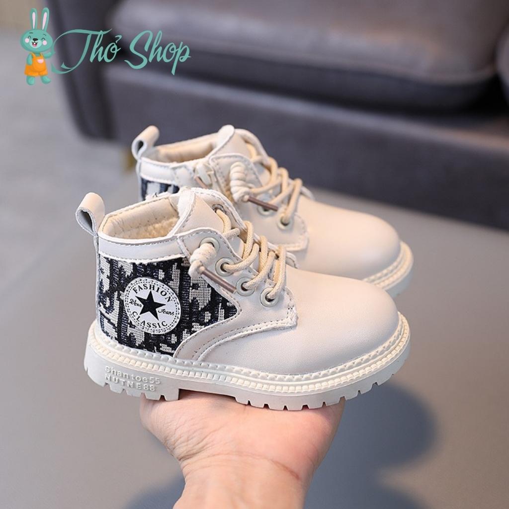 Boot da cho bé lót lông mịn siêu ấm siêu mềm( kèm ảnh thật )