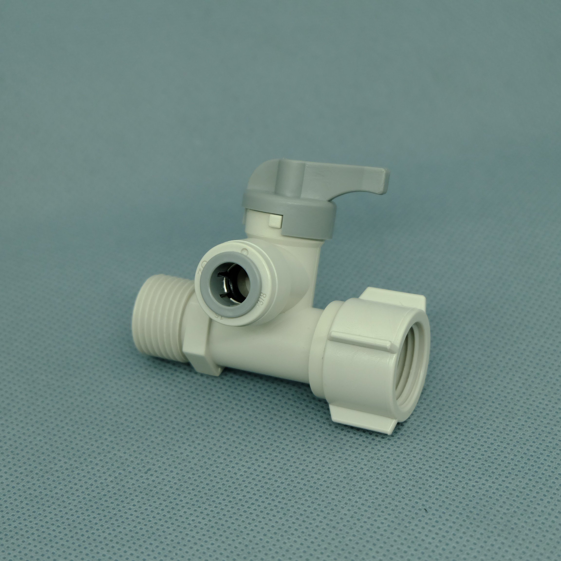 Water purifier plastic lock, water purifier inlet lock