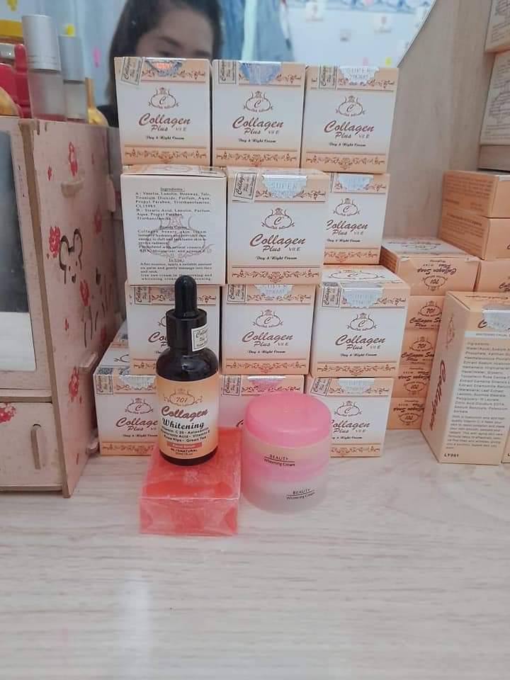 [HCM]Bộ 4 Món Kem Face collagen Cho Da Na.m Tan Nhang