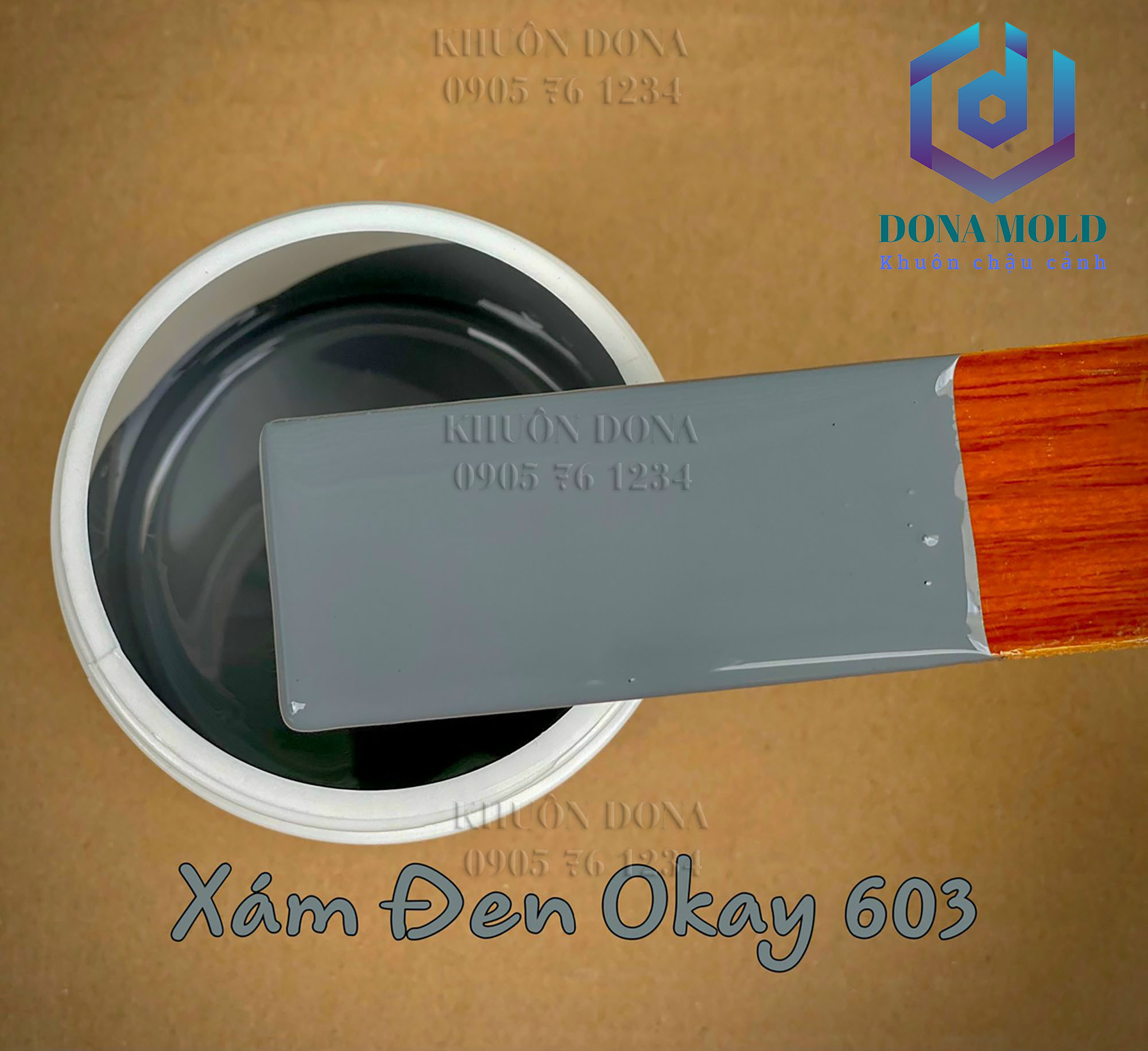 Sơn chậu cảnh Okay cao cấp bền màu.
