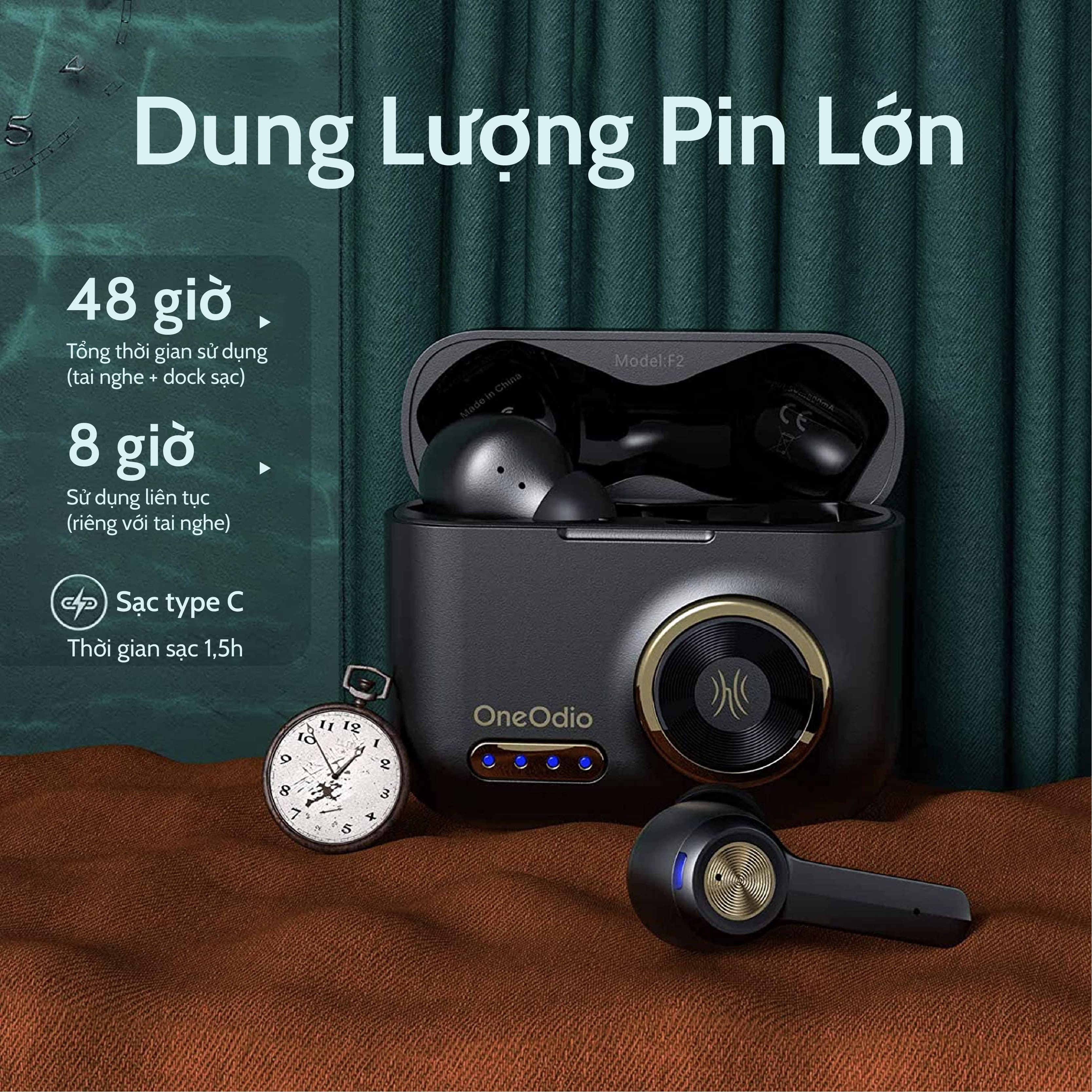 Tai nghe OneOdio F2 Bluetooth 5.0 âm thanh HiFi