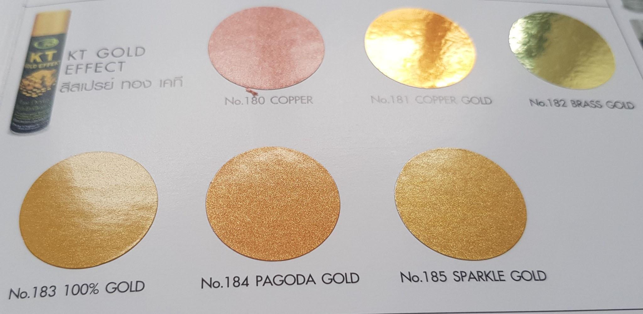 [HCM]Sơn xịt mạ vàng 24k KT Bosny(100% Gold( No.183))