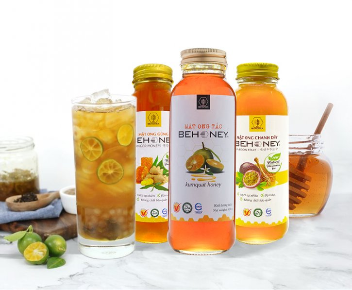 MẬT ONG TẮC BEHONEY COMBO 02 Chai 420 G