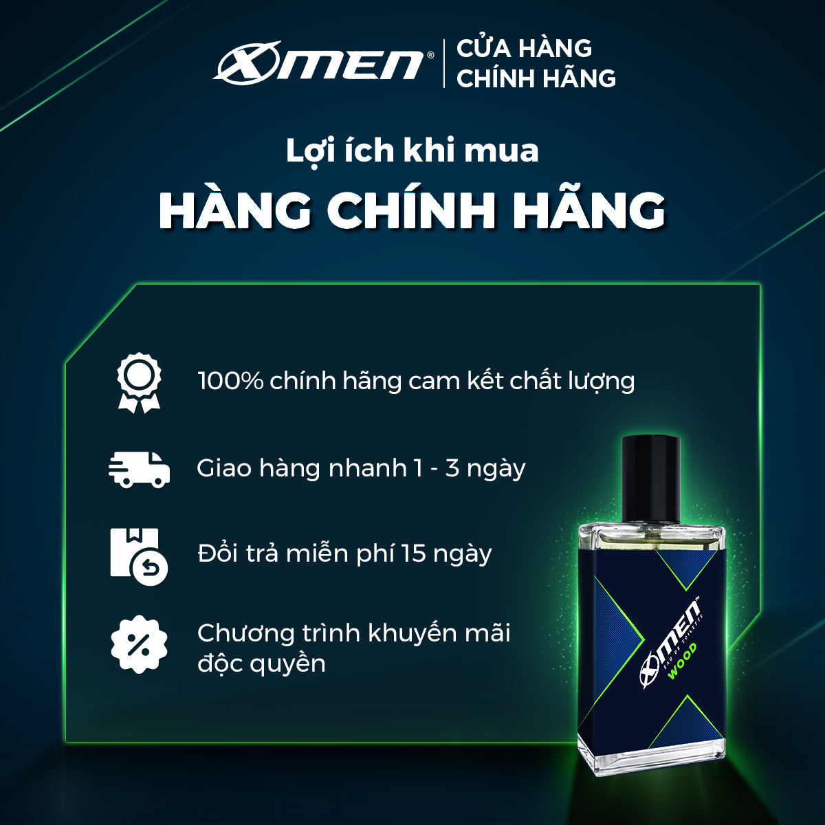 Nước hoa X-men Wood 50ml