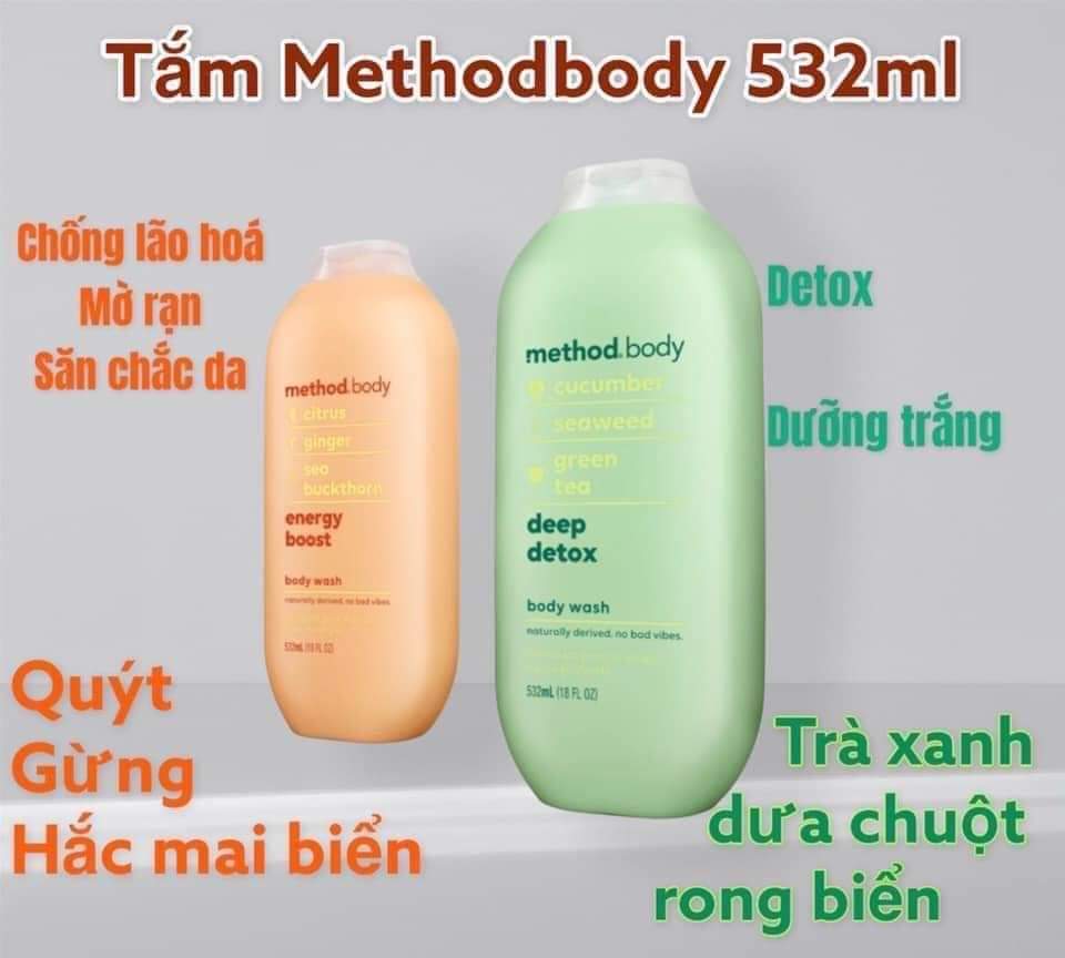 Sữa Tắm Method Body Úc 532ml