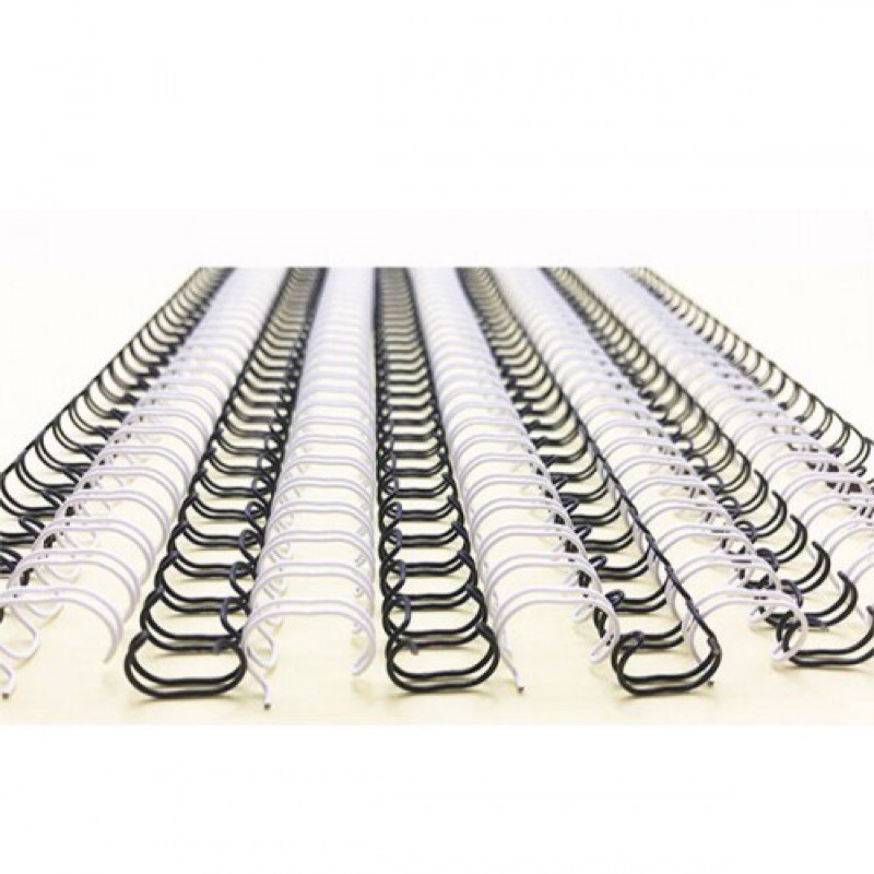 Lò xo kẽm đóng sách 14.3mm màu đen