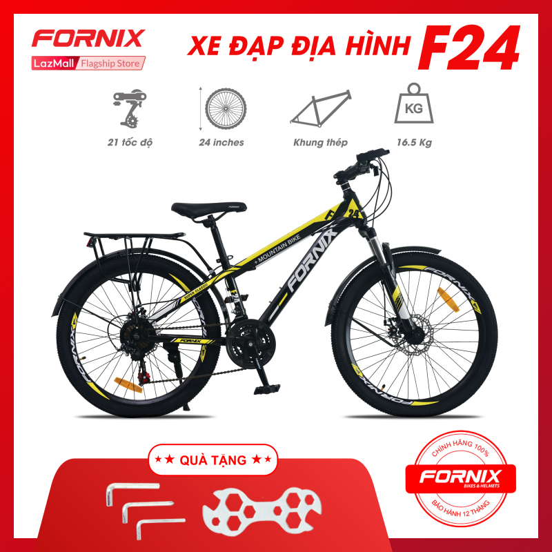 Mua Xe đạp địa hình thể thao Fornix F24 (KÈM SÁCH HƯỚNG DẪN LẮP RÁP)- Tặng Bộ lắp ráp - Bảo hành 12 tháng