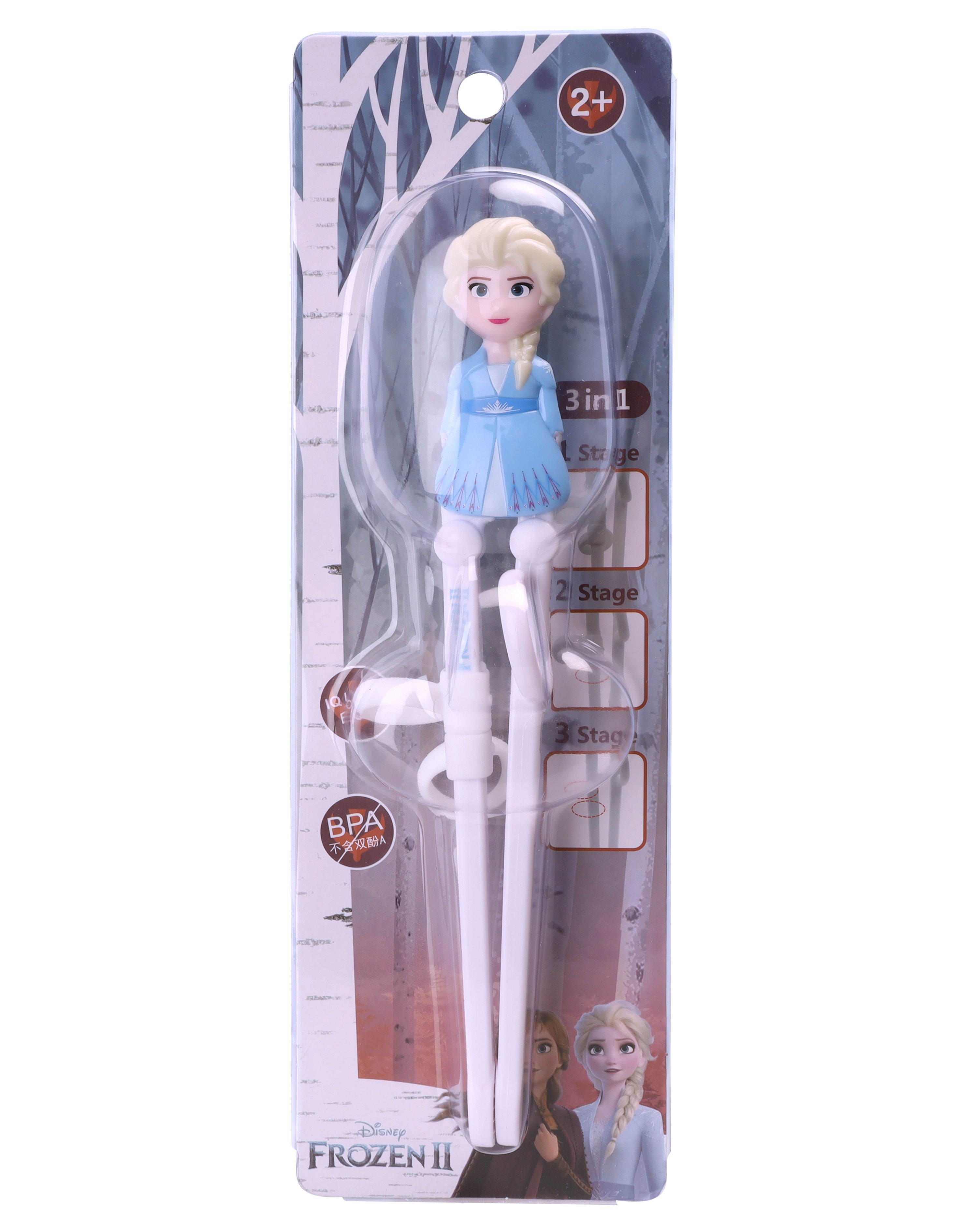 [ XẢ KHO 3 NGÀY ] Đũa tập ăn 3D Elsa, Anna
