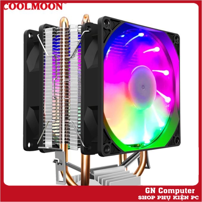 Tản Nhiệt Khí, Fan CPU Coolmoon Frost P22 Streamer Edition - Led Nhiều Màu