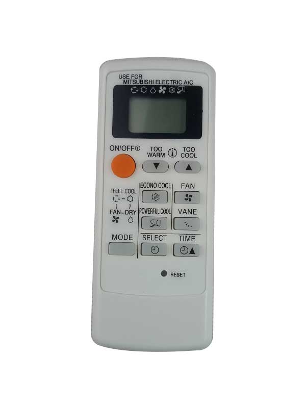 Điều Khiển Remote Máy Lạnh Mitsubishi Inverter MP04A ( Mặt Đen)