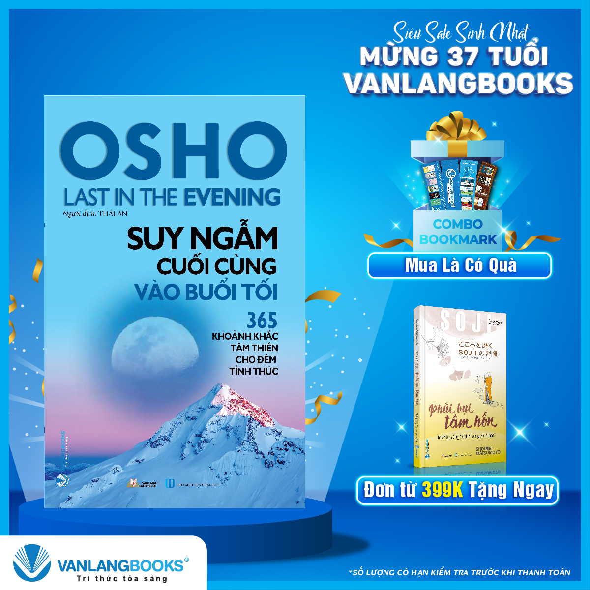 Sách Osho - Suy Ngẫm Cuối Cùng Vào Buổi Tối-Vanlangbooks