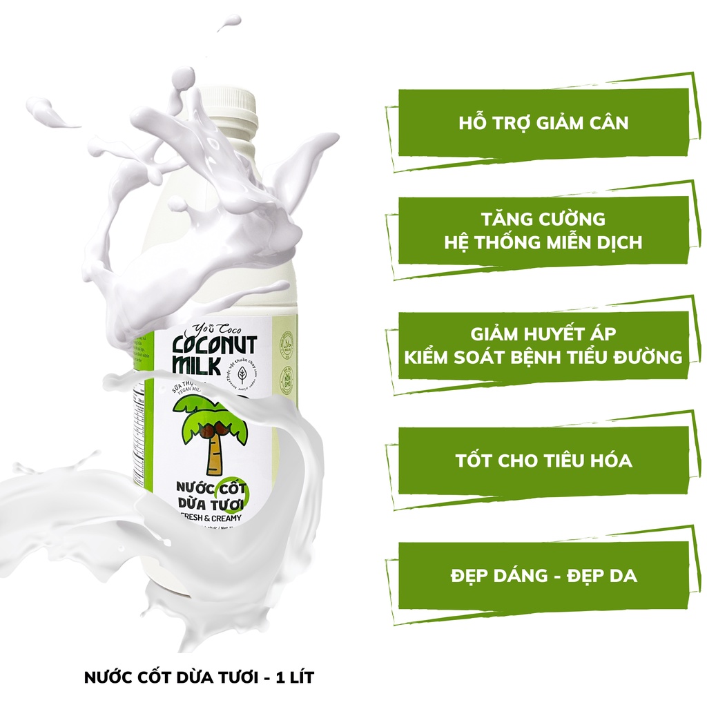 Nước cốt dừa tươi Youcoco Coconut Milk