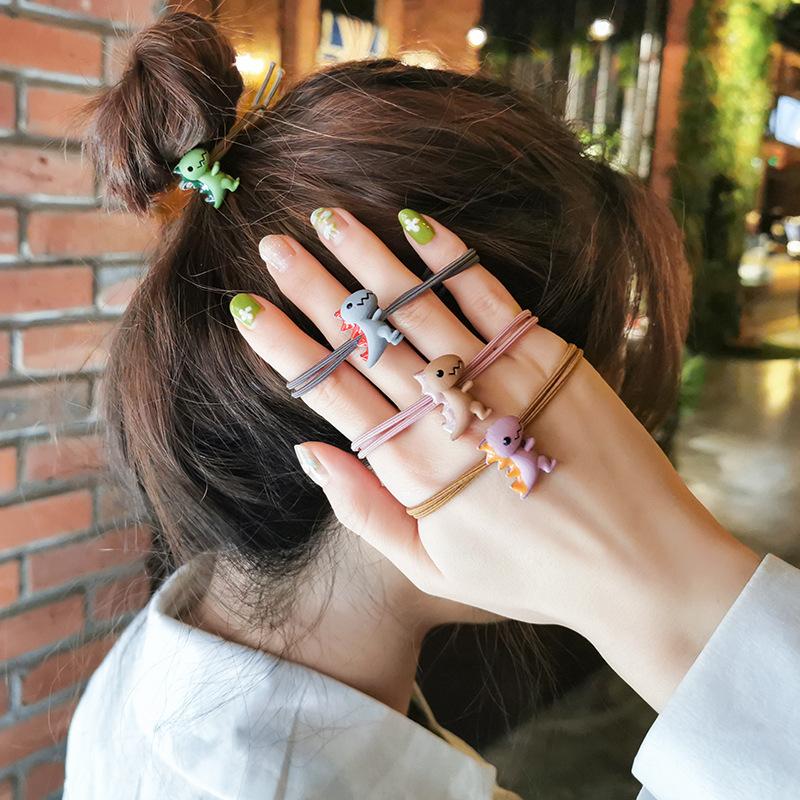 Dây thun buộc tóc hình khủng long siêu cute, đáng yêu