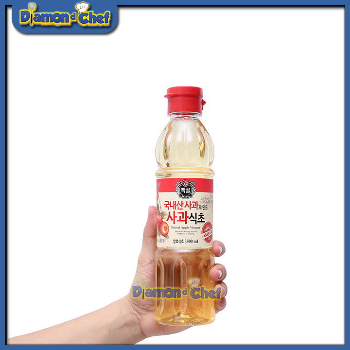 Giấm táo Hàn Quốc Beksul 500ml