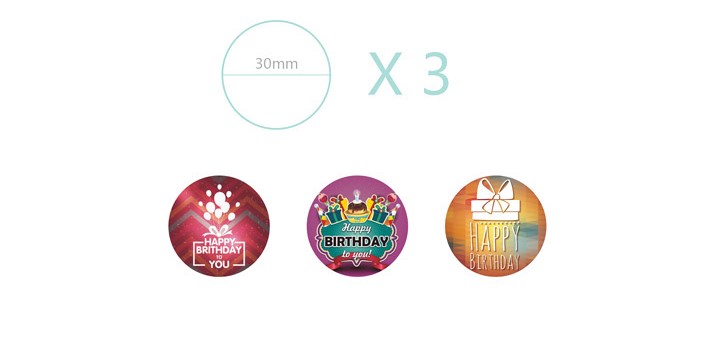[HCM]Hộp sticker Happy Birthday