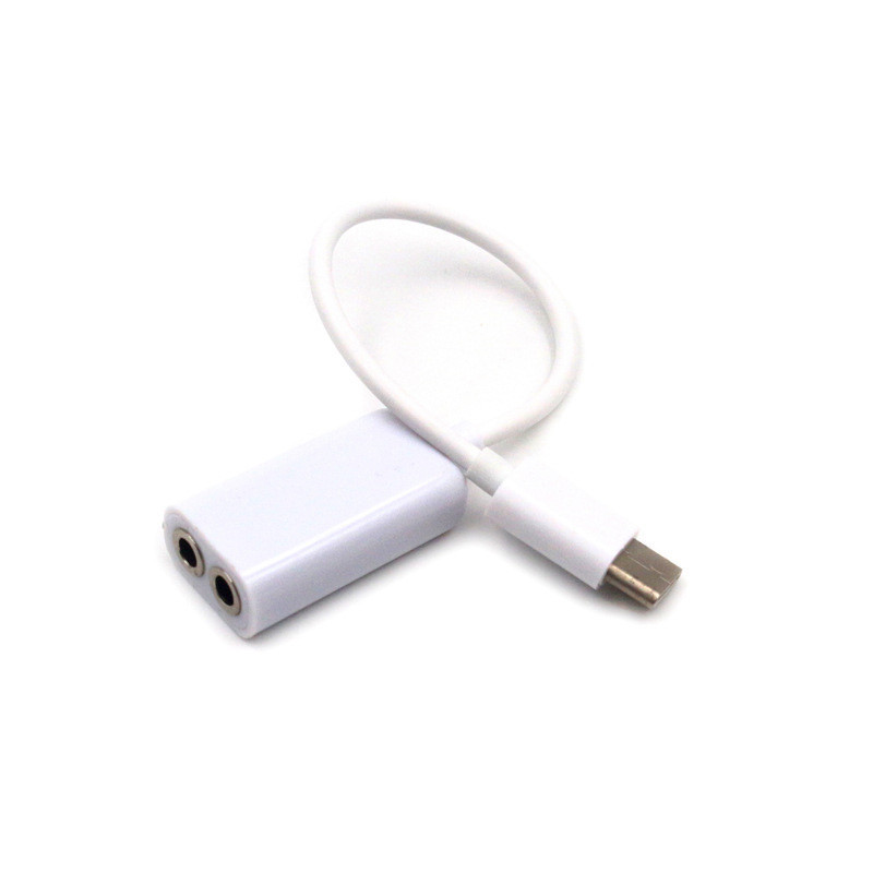 Cable chuyển USB Type-C ra 2 jack 3.5mm dùng cho Tai nghe và Micro