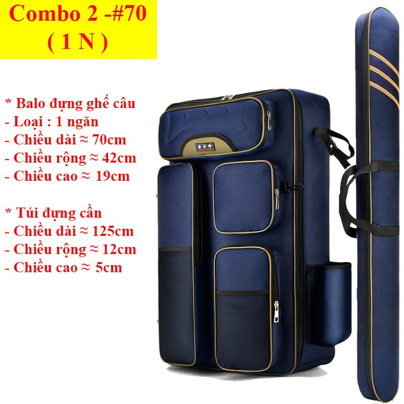 Túi Đựng  Ghế câu đài , đựng Cần và phụ kiện , Balo dung tích lớn đựng ghế câu đài , Túi đựng rọng câu Xinyunfeng cao cấp TDC-11