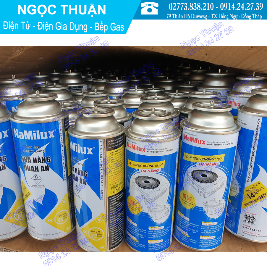 Vỏ bình Namilux ( không có gas )