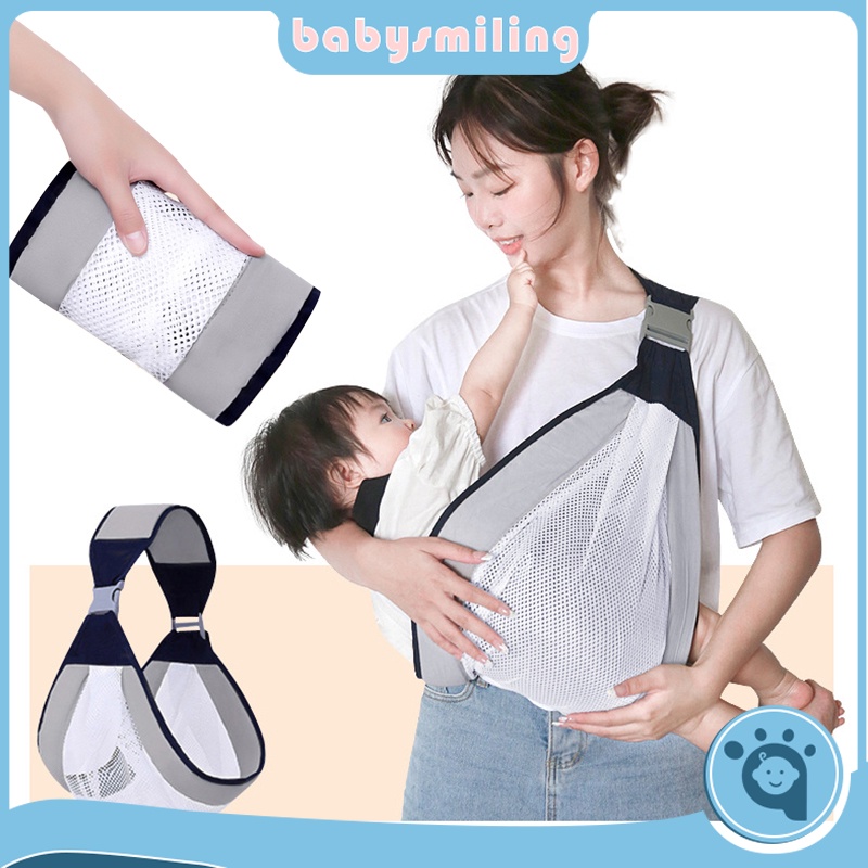 Đai địu cho em bé dạng lưới siêu thoáng khí gọn gàng an toàn tiện lợi-địu em bé 0-3 tuổi cao cấp bbshine, địu cho bé gọn nhẹ thông thoáng dễ sử dụng