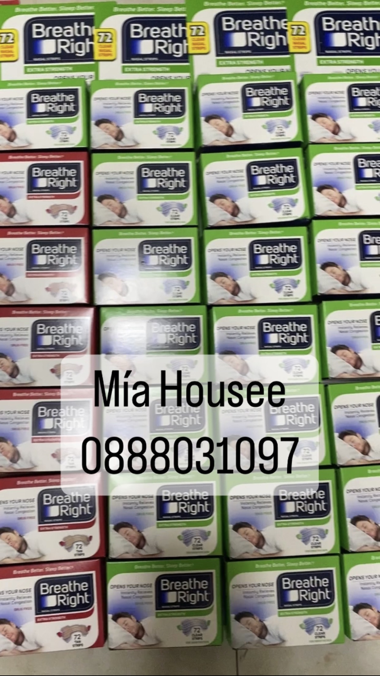 Miếng dán thông mũi/ chống ngáy Breathe Right Nasal Strips Extra Strength