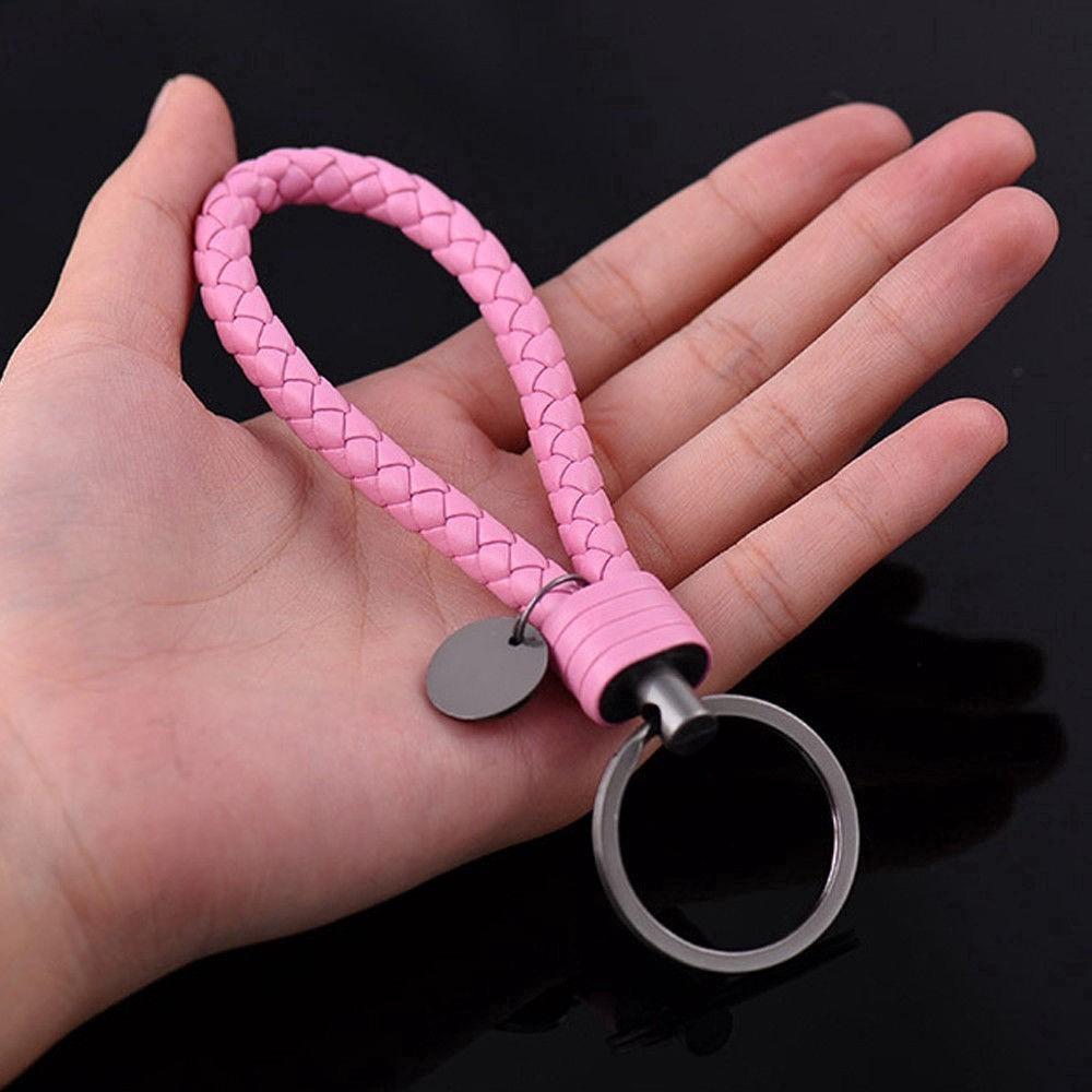 Siêu rẻ Móc khóa kiểu dây da thời trang (màu ngẫu nhiên)
