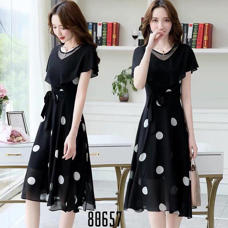 ĐẦM XÒE CHẤM BI CỰC SANG TRỌNG TL79