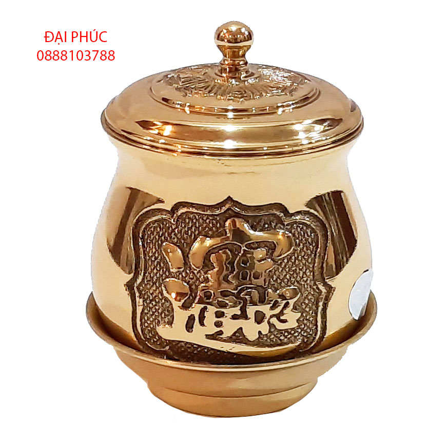 Đồ thờ chung nước bằng đồng