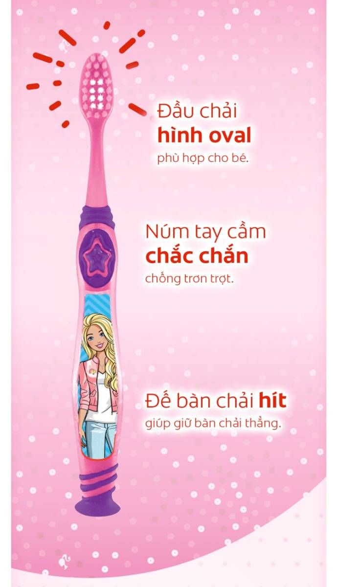Bàn Chải Đánh Răng Trẻ Em Colgate Barbie/Spider Man (Giao 1 Loại Ngẫu Nhiên)