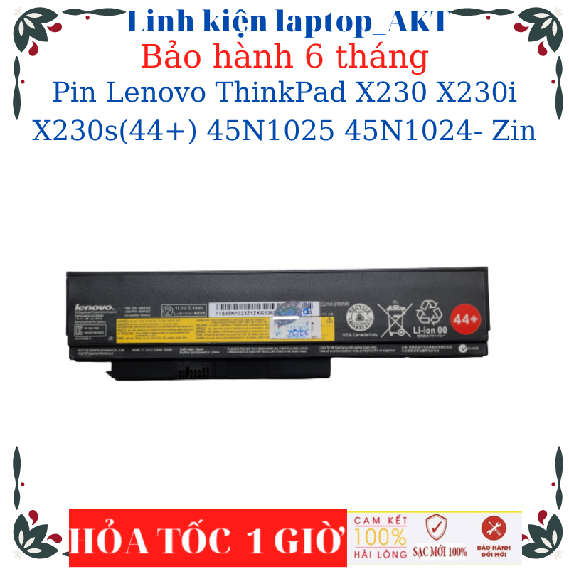 Pin lenovo thinkpad x220 x220i x220s 42t4861 42t4862- 45n1023- 63w