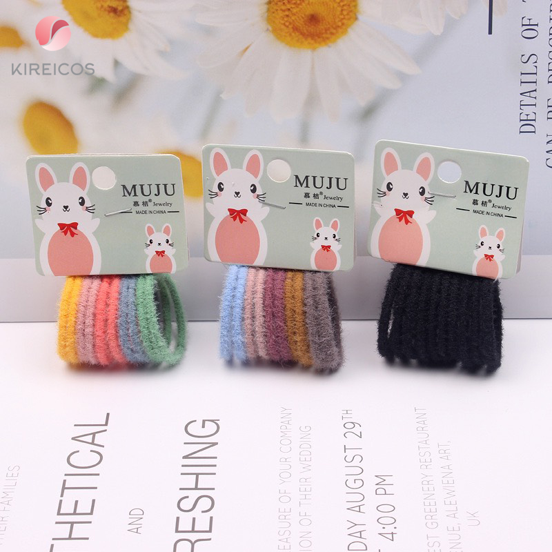[HCM]Set 10 Dây Cột Tóc Cho Bé Nhiều Màu B172 - kireicos