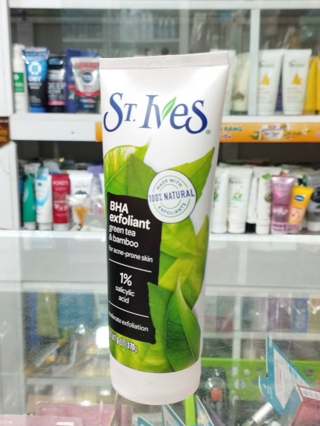 Sữa rửa mặt 3 TẨY TẾ BÀO CHẾT MẶT ST.LVES TRÀ XANH - HÀNG MỸ