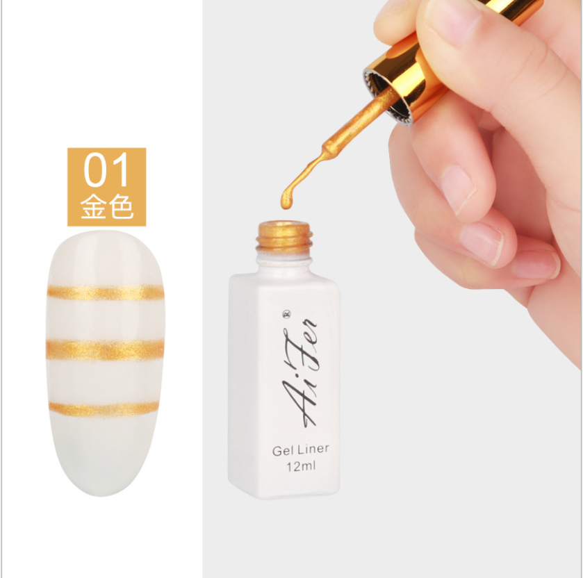 Gel Cọ Nét Aifer 12ml Dùng Vẽ Móng