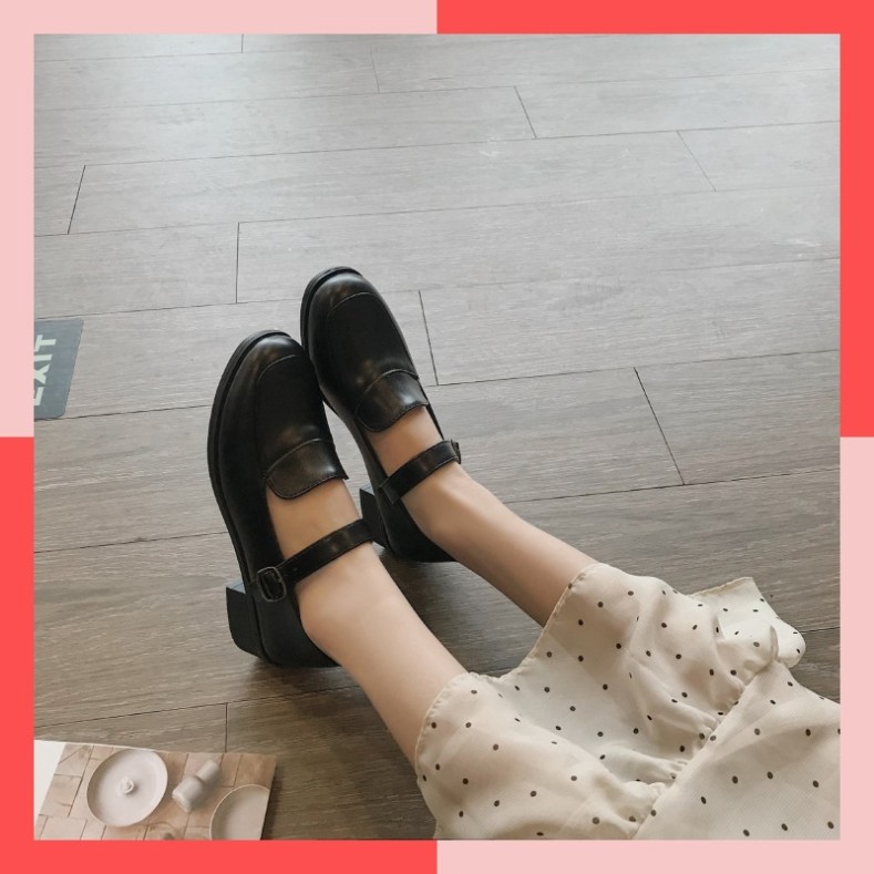 Giày da nữ phong cách tiểu thư đáng yêu giá rẻ