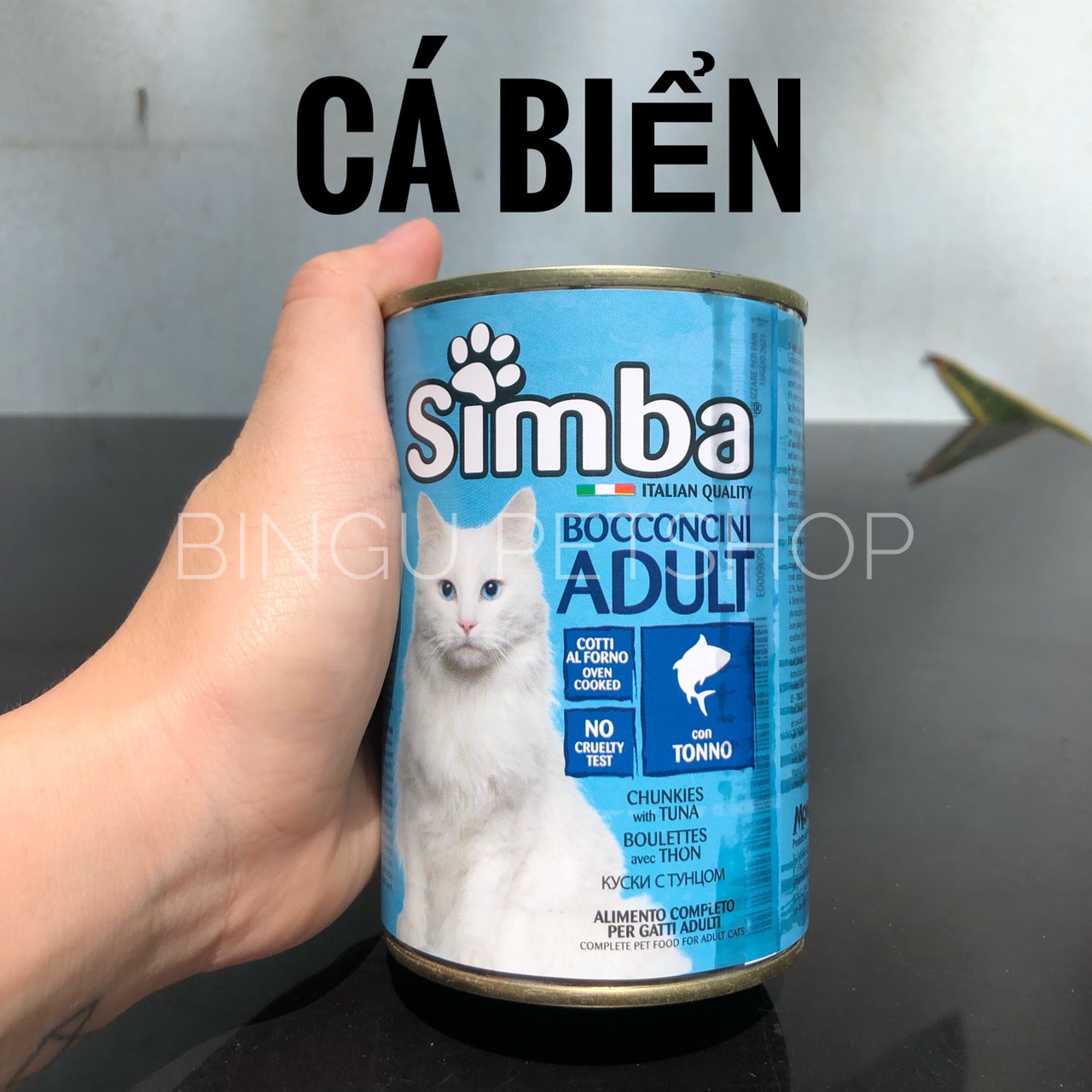 [TIẾT KIỆM] Pate lon cho mèo SIMBA lon 415gr