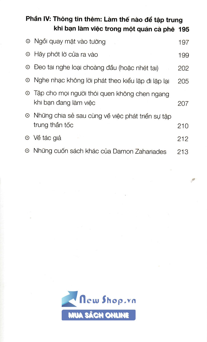 Sách Tập Trung Thần Tốc - Newshop