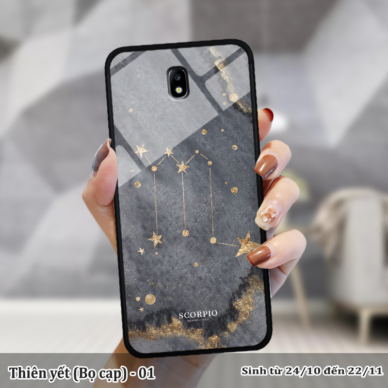 Ốp kính SAMSUNG J7 Pro in cung hoàng đạo