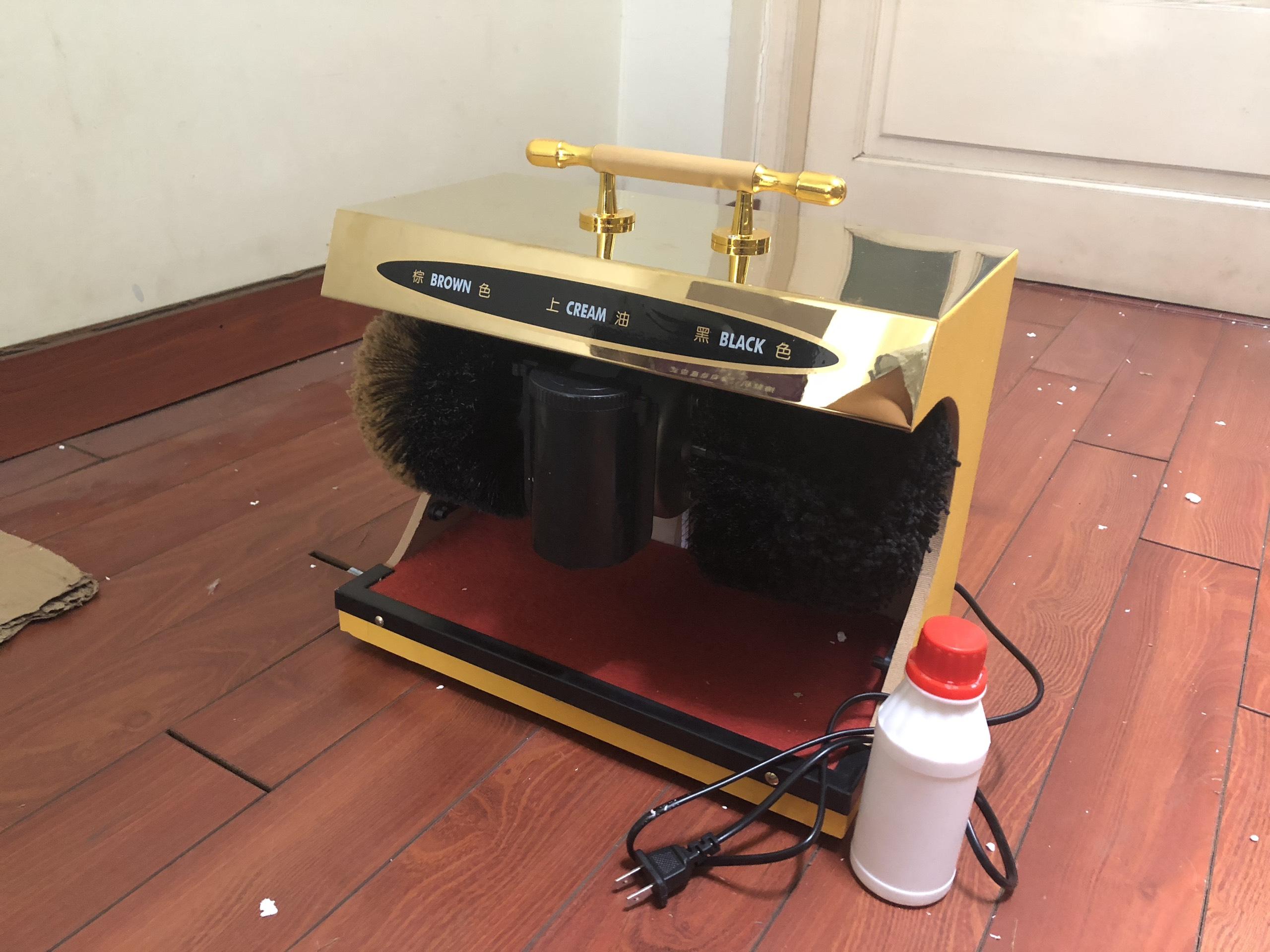 Máy đánh giày mini cảm ứng tự động G4 (kèm xi bóng)