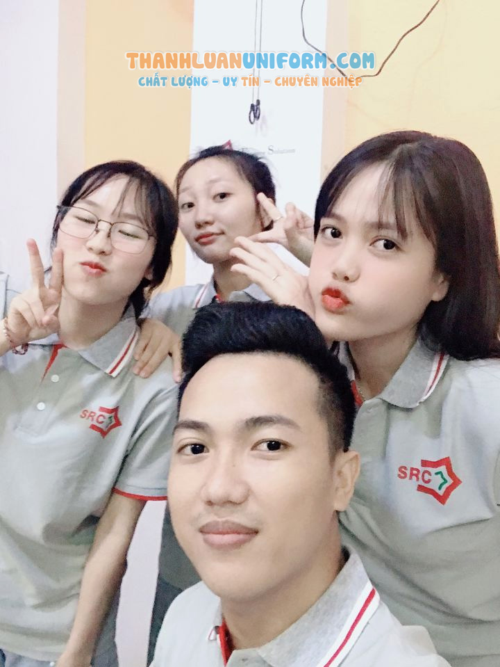 Áo Đồng Phục Cổ Trụ Công Ty SRC