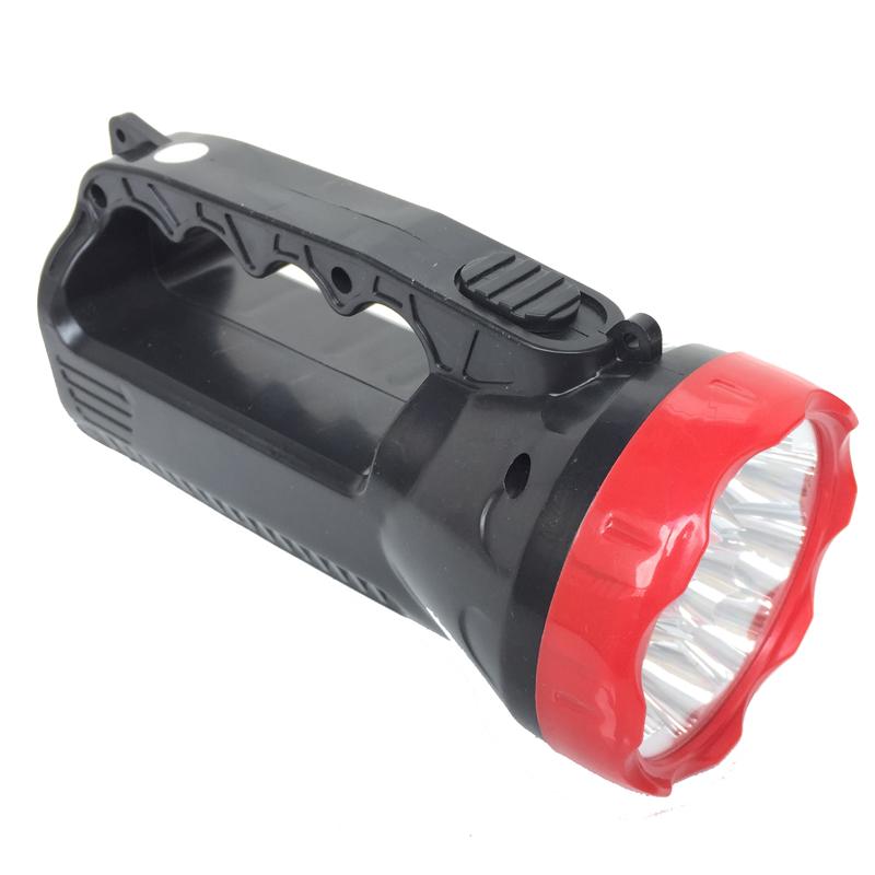 Flashlight rechargeable portable 9 led mini convenience