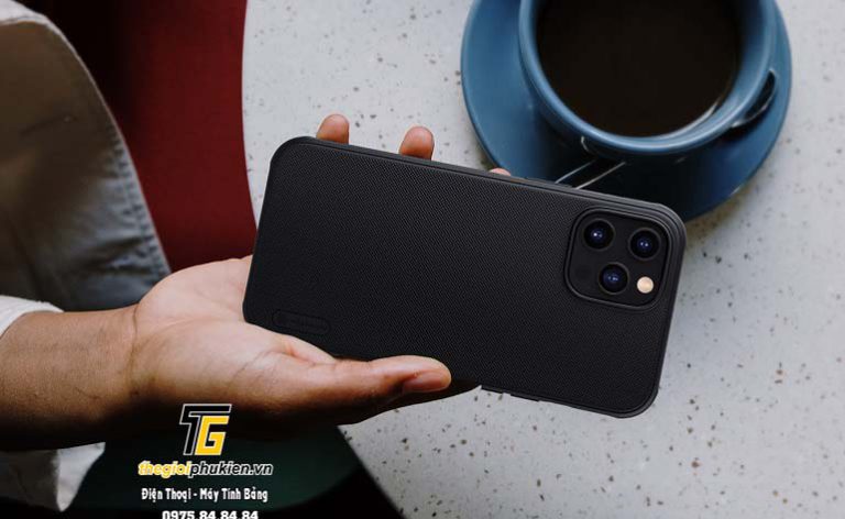 Ốp lưng iPhone 12, 12 Mini, 12 Pro, 12 Max, 12 Pro Max chính hãng Nillkin dạng sần