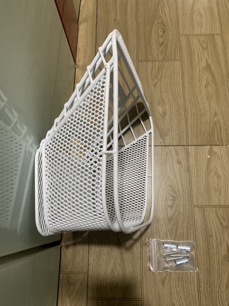 Rổ trước xe wave RS và wave nhỏ kiểu indo màu trắng