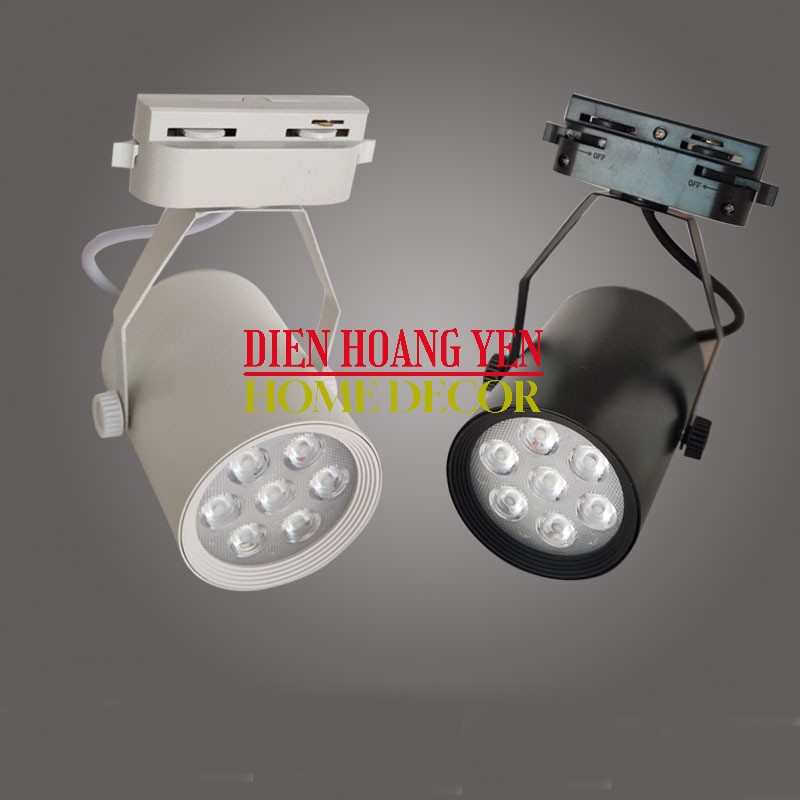 Đèn LED soi tranh 7w cao cấp ( thân đen) - ĐÈN RỌI RAY 7W