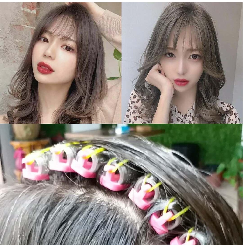 Set 10 lô dính - Trục uốn phồng chân tóc