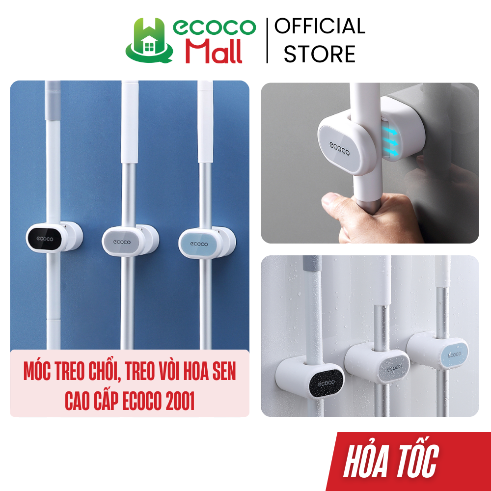 Móc treo chổi, treo vòi hoa sen ECOCO cao cấp 2001