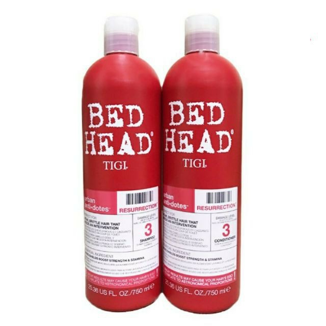 [HCM]Bộ dầu gội xả Tigi Bed Head phục hồi cấp độ 3 - 750ml  x 2 chai ( 1 gội và 1 xả)
