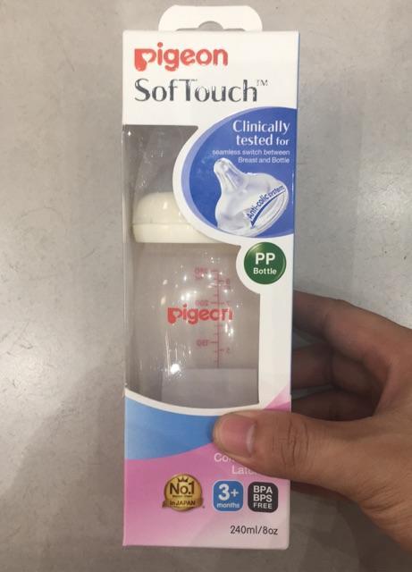 BÌNH PIGEON CỔ RỘNG SOFTOUCH 160ML-240ML