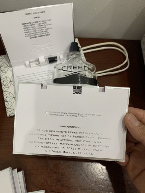 [HCM]Nước hoa vials creed aventus for men edp 2ml