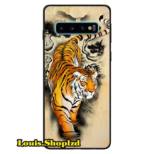 Ốp lưng dành cho samsung galaxy s10 - s10 plus - hổ