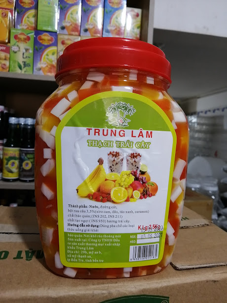 Thạch Dừa Trung Lâm Hương Trái Cây 2KG5